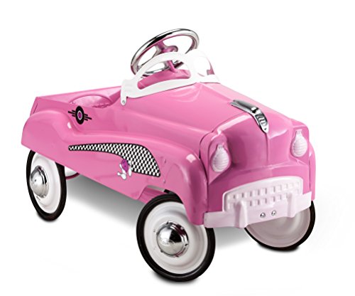 Instep Kids Toy Pedal Car, Toddler Push and Ride On Toy, Pink Lady