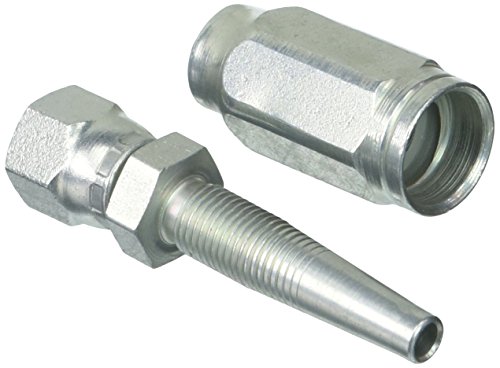 Gates (G27170-0404) 4C1T-4RFJX Field Attachable Type T for G1 Hose, 1 Wire, Female JIC 37 Flare Swivel, 1/4' ID
