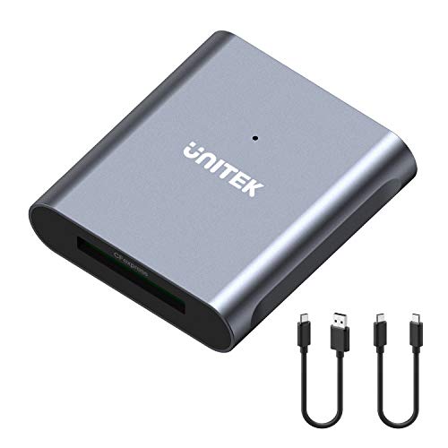 CFexpress Card Reader, Unitek USB 3.2 Type C to CFexpress B, Portable Aluminum Memory Card Adapter, Support for Thunderbolt 3 Port Connection, Compatible for SanDisk Sony TOPSSD Card