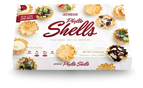 Athens Foods Mini Fillo Dough Shells 15 Per Box (3 Boxes)