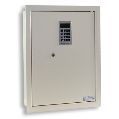 Protex PWS-1814E Electronic Keypad Wall Safe, 5.25',Beige