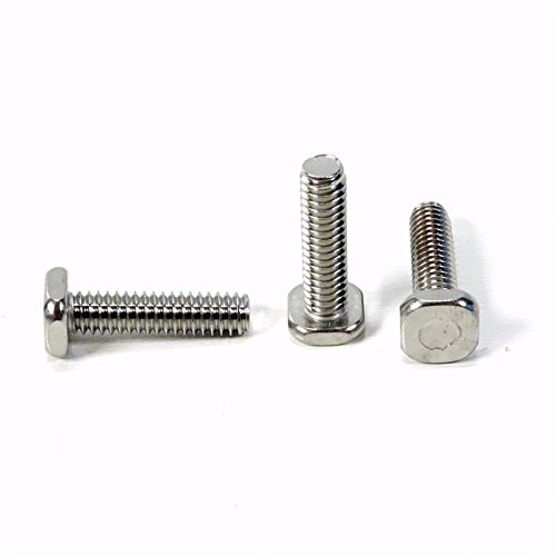 HighWind Solutions 1/4-20 x 1' Stainless Steel Track Bolt Hurricane by Mountwell Hardware (25 Pieces)