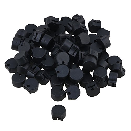 lovermusic Black Clarinet Thumb Rest Protector Woodwind Instruments Accessories (100PCS)