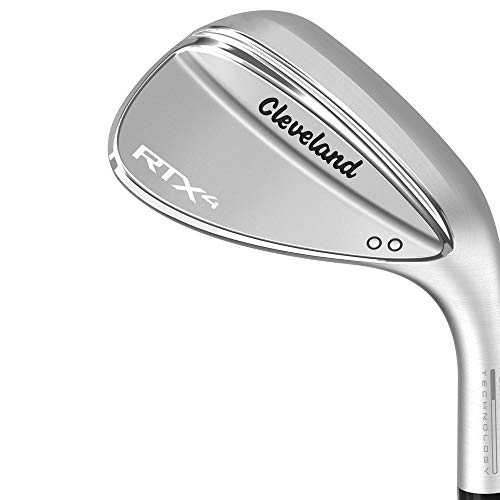 Cleveland Golf Men's RTX 4 Wedge Tour Satin Finish 52 Mid Tour Satin Wedge, Right Hand