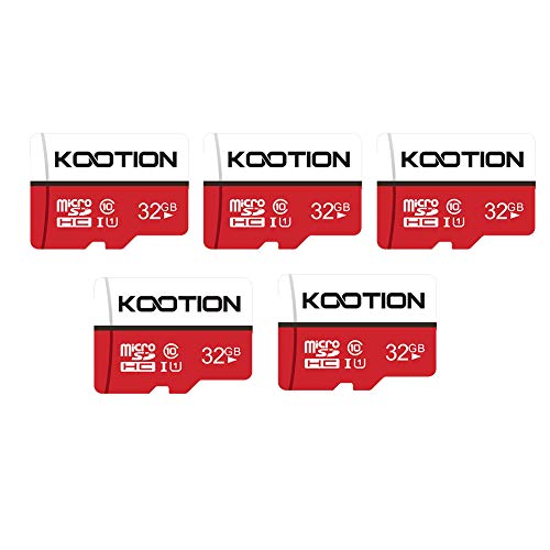 KOOTION 5 X 32GB Micro SD Card Class 10 Micro SDHC Card 32GB TF Card High-Speed Micro SD Cards 5 Pack Memory Card UHS-1, C10, U1