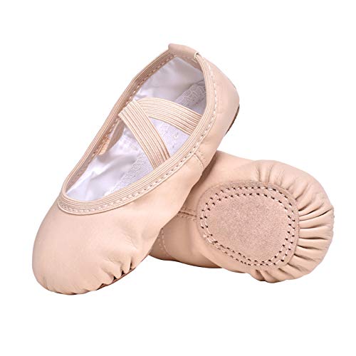 STELLE Girls Ballet Practice Shoes, Yoga Shoes for Dancing(BP, 12M Little Kid)