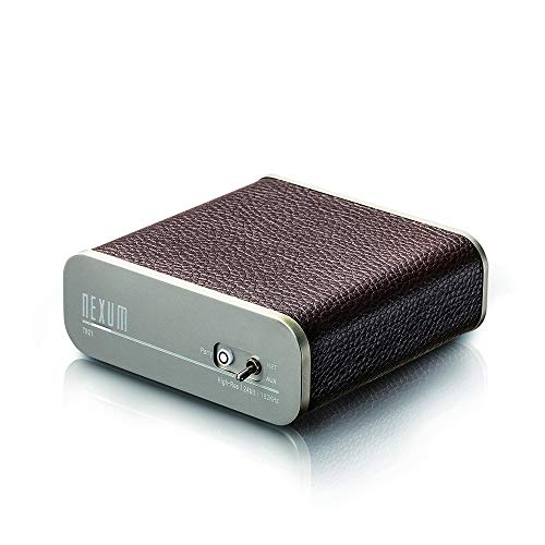NEXUM TuneBox21 WiFi Music Receiver with Analogue Input (ADC), Hi-Fi 24Bit/192KHz Streaming Music with Hi-Fi Quality, AirPlay/DLNA/Spotify Connect/Multi-Room Sync Play (TB21-Brown)