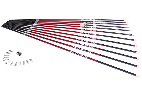 Carbon Express Maxima RED Carbon Arrow Shaft with Dynamic Spine Control, Size 350, 12-Pack