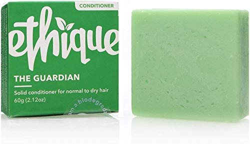Ethique Eco-Friendly Solid Conditioner Bar for Normal-Dry Hair, Guardian - Sustainable Natural Conditioner, Plastic Free, pH Balanced, Vegan, Plant Based, 100% Compostable and Zero Waste, 2.12oz