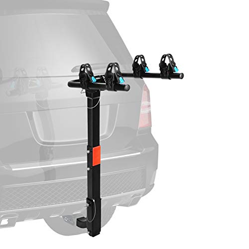 XCAR 2-Bike Bicycle Hitch Mount Carrier Rack Heavy Duty for Cars, Trucks, SUV's Hatchbacks Fit for 2' Hitch Receiver
