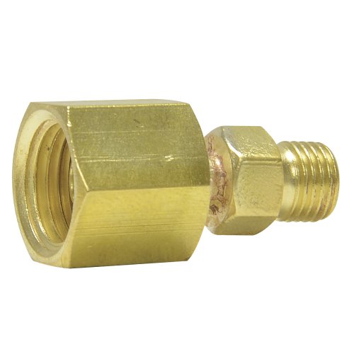 Uniweld F59R Brass Welding Handle Adaptor'A' to'B' from'B' Connection RH to'A' Hose Nut RH