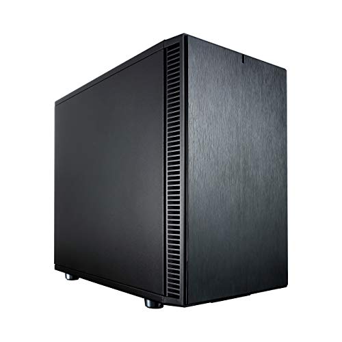 Fractal Design Nano S - Mini Tower Computer Case - ITX - Optimized for High Airflow and Silent Computing with ModuVent Technology - 2X Fractal Design Dynamic X2 GP-14 Silent Fans Included - Black