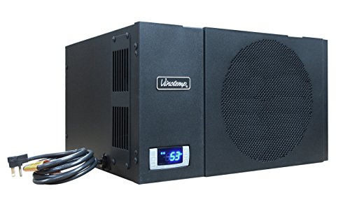 Vinotemp Wine-Mate Self-Contained Cellar Cooling System, Black