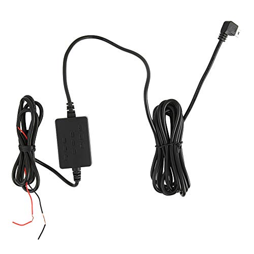 Dash Camera Hard Wire, Car Dash Camera Hard Wire Kit DC 5V 2.1A Voltage Car Hard Wire 12-5V With Charging Indicator Electronic Dogs for Drive Recorders Gps