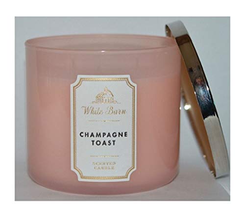 Body Works White Barn 3-Wick Scented Candle in Champagne Toast