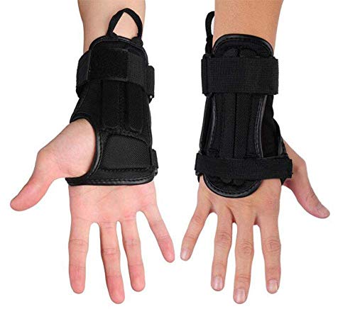 CTHOPER Impact Wrist Guard Fitted Wrist Brace Wrist Support for Snowboarding, Skating, Motocross, Street Racing, Mountain Biking, Weightlifting (S)