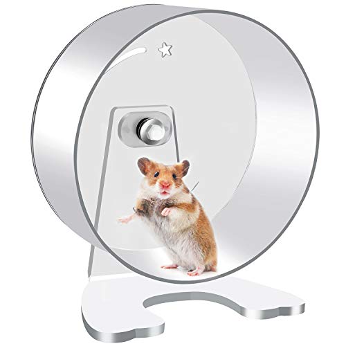 Zacro Hamster Exercise Wheel - 8.7in Silent Running Wheel for Hamsters, Gerbils, Mice and Other Small Pets