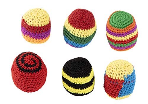 Hacky Sack, Crochet Knitted Designs (6-Pack)