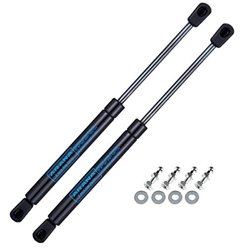 15 inch 45 Lbs Gas Struts Spring Shocks Lift Supports for Pickup Truck Cap Tool Box Lid Camper Window Shell Snugtop Tonneau Leer Topper Cover (14.96' extended length, SUPPORT weight: 36-50 pounds)