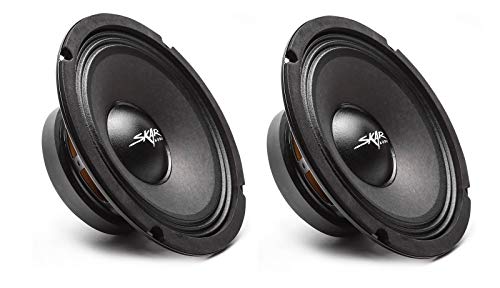 (2) Skar Audio FSX8-4 350-Watt 8-Inch 4 Ohm MID-Range Loudspeakers - 2 Speakers