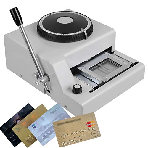 CARESHINE 72 Character Manual Embossing Machine PVC Card Embosser for VIP Card Club Card Printing Ship from USA 2-5 Days Delivery