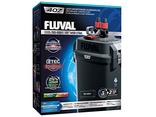 Fluval 407 Performance Canister Filter 120Vac, 60Hz, 10.8 LB
