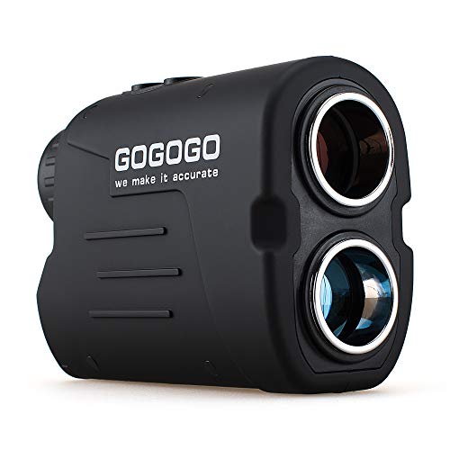 Gogogo Sport Laser Golf/Hunting Rangefinder, 6X Magnification Clear View 650/900 Yards Laser Range Finder, Accurate Scan, Slope Function, Pin-Seeker & Flag-Lock & Vibration, Easy-to-Use Range Finder