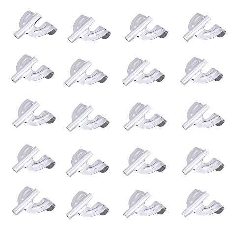 Bass Drum Claw Hook 20pcs Iron Drum Claw Hook for Bass Drum Parts Accessories，Silver