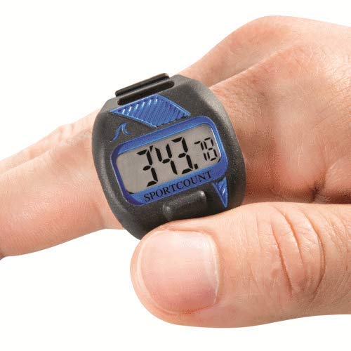 SC SPORTCOUNT LapCounter and Timer - Waterproof Lap Counter Timer for Swimming, Biking, Running Triathletes - Accurately Tracks Laps and Times to Help You Stay Focused