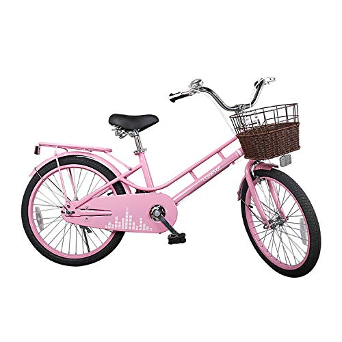 COEWSKE 20 Inch Kids Bike Fantasy-Style Children Leisure Bicycle with Basket Kickstand Included Fit for 6-10 Years Old Or 49-60 Inch Kids 3 Color
