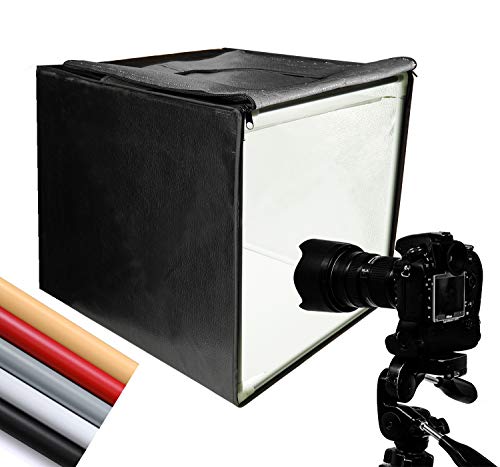 Finnhomy Professional Portable Photo Studio Photo Light Studio Photo Tent Light Box Table Top Photography Shooting Tent Box Lighting Kit, 16' x 16' Cube