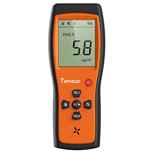 Temtop P200 Air Quality Laser Paticle Detector Professional Meter Accurate Testing for PM2.5/PM10 LCD Display