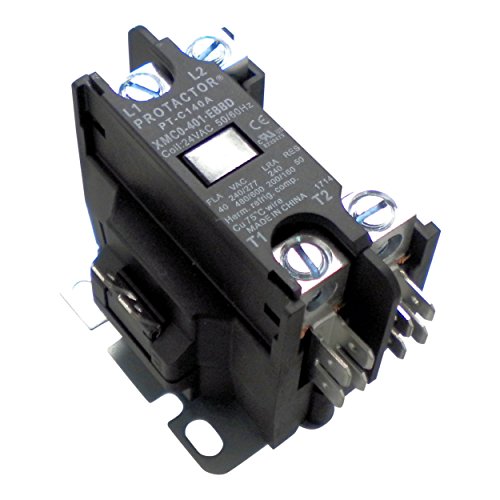 Protactor 1 Pole 40 AMP Heavy Duty AC Contactor Replaces Virtually All Residential 1 Pole Models