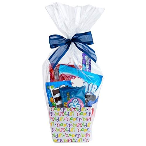 Clear Basket Bags 16” x 24” Cellophane Gift Bags for Small Baskets and Gifts 1.2 Mil Thick (10 Bags)