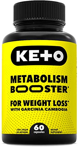 Advanced Metabolism Booster and Carb Blocker - Keto Diet Pills for Weight Loss with Raspberry Ketones and Pure Garcinia Cambogia Extract- Best Natural Fat Burner - for Men and Women - 60 Capsules