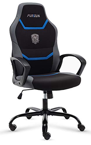 Gaming Chair Racing Style Office Chair Swivel Computer Gamer Chair with Fully Foam, Esports Video Game Chair, Lumbor Support