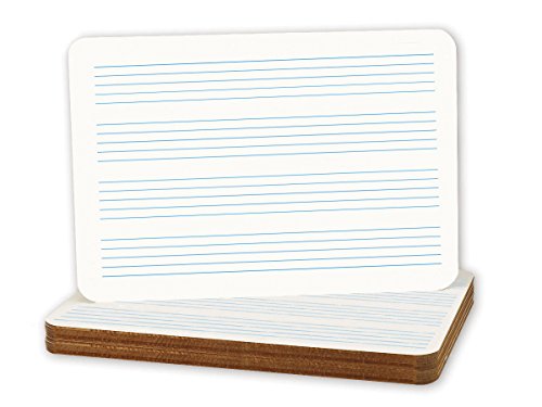 Flipside Products 11267 Music Staff Dry Erase Board, White (Pack of 12)