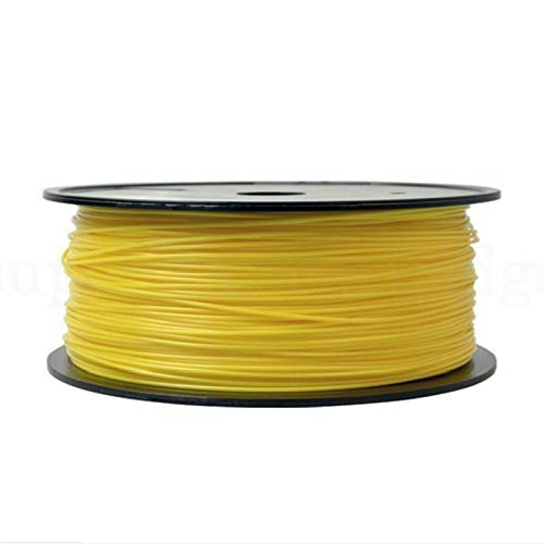 SRY-Holster HH-DYHC, 1pc PLA Filament 1.75mm 0.85kg 3D Printing Materials Imported PLA Plastic Granule Pollution-Free Material 3D Printer Filament (Color : Yellow)