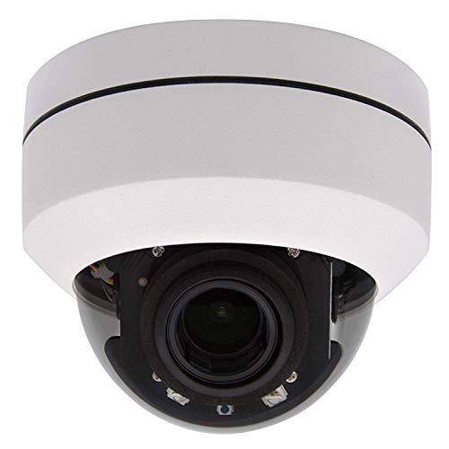 Outdoor 5MP PTZ POE IP Dome Security Ceiling Camera 4X Motorized Optical Zoom Pan Tilt 100FT IR Night Vision Motion Detection Remote View Onvif RTSP Support AT-800DZ