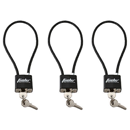 FSDC-CL1560RKA 15' Keyed California DOJ-approved Keyed Cable Gun Lock 3-Pack