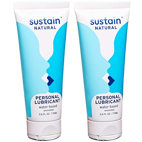 Sustain Natural Organic Lubricant, 2.6 Fl Ounce (Pack of 2)