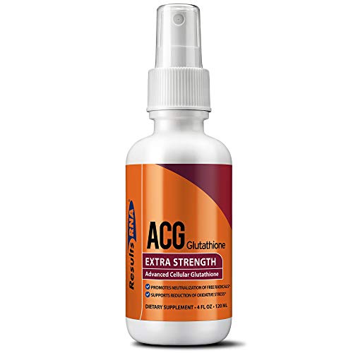 Results RNA ACG Glutathione Extra Strength 4 | Ultimate Source Of Antioxidant - Minimize Stress, Optimizing Health and Athletic Performance - 4 Ounce