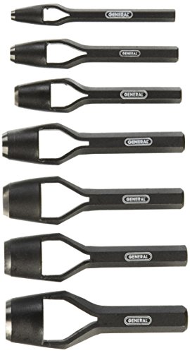 General Tools 1271ST Arch Punch Set, 7 Piece Set, 1/4 Inch to 1 Inch