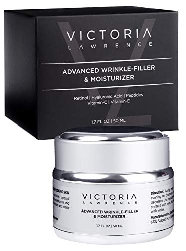 Advanced Wrinkle Filler & Moisturizer for Face - Retinol Cream Face Moisturizer & Anti Wrinkle Cream for Women - Anti Aging Face Cream for Women - Retinol, Hyaluronic Acid, Vitamin-C, Peptides