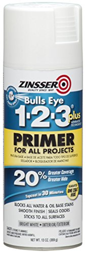 Rust-Oleum 272479 Zinsser Bulls Eye 1-2-3 Plus Spray Primer, White