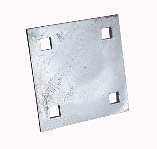 Dock Edge Floating Dock Backer Plate, Galvanized