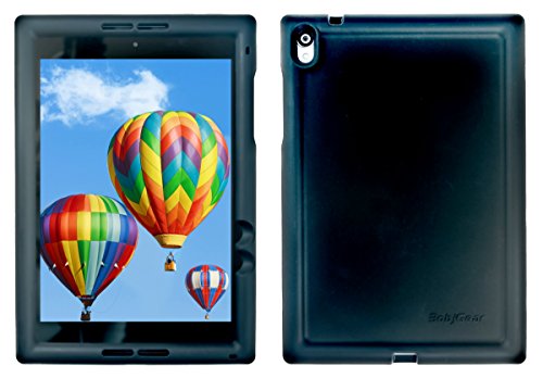 BobjGear Bobj Rugged Case for Nexus 9 Tablet Custom Fit - Patented Venting - Sound Amplification - BobjBounces Kid Friendly - 5 Year Manufacturer Warranty (Bold Black)