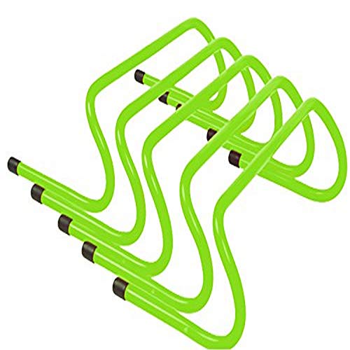 Trademark Innovations Speed Training Hurdle Set (5 Pack), 6', Light Green