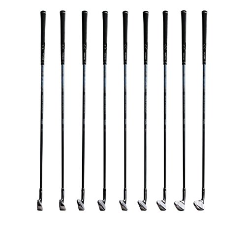 MAZEL Single Length Golf Club Irons Set 4-SW(9 Pieces) (Right, Graphite, Middle(SR))