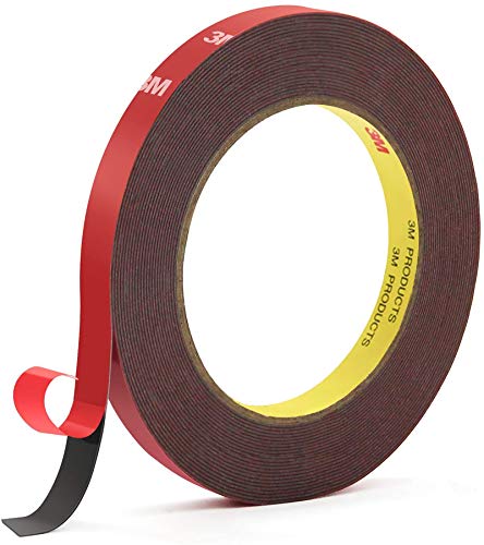 3M Double Sided Tape, HitLights Heavy Duty Mounting Tape VHB Waterproof Foam Tape, 32ft Length, 0.39Inch Width for LED Strip Lights, Home Decor, Office Decor